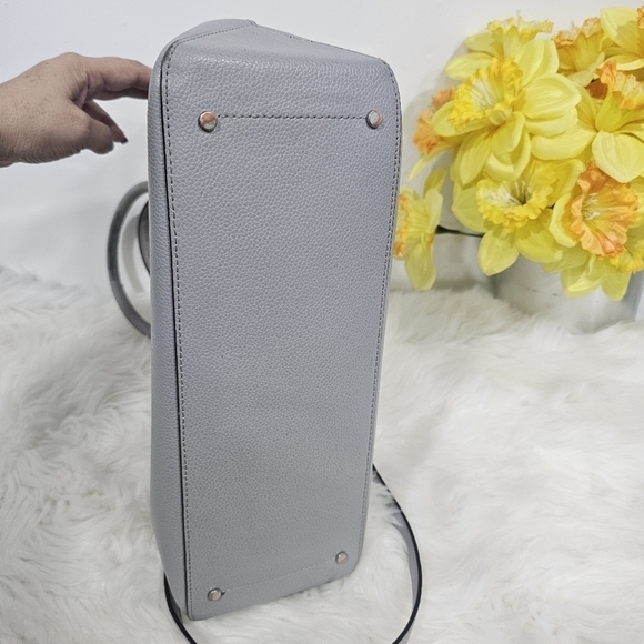 Kate Spade Eva top zip gray satchel - Picture 15 of 17